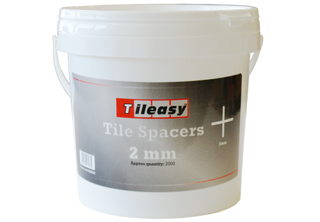 Tileasy Tile Spacers 2MM Tub of 2000