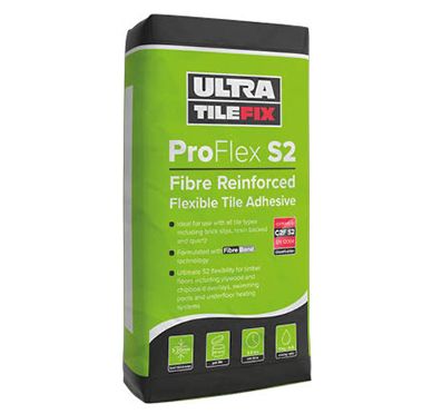 UltraTile Fix ProFlex S2 White 20kg Full pallet Of 54 Bags