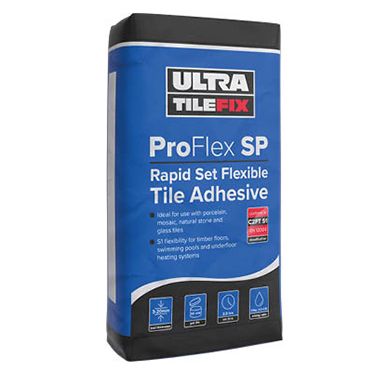 UltraTile Fix ProFlex SP Rapid Adhesive Grey 20kg Pallet of 54 Bags