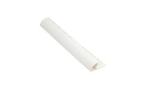 Genesis PVC Trim Round 2.44m Length 6MM Deep Full Box Of 100pcs-White
