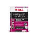 Bal Rapid Set Supercover Rapid Flex Adhesive White 15kg Pallet of 50 Bags
