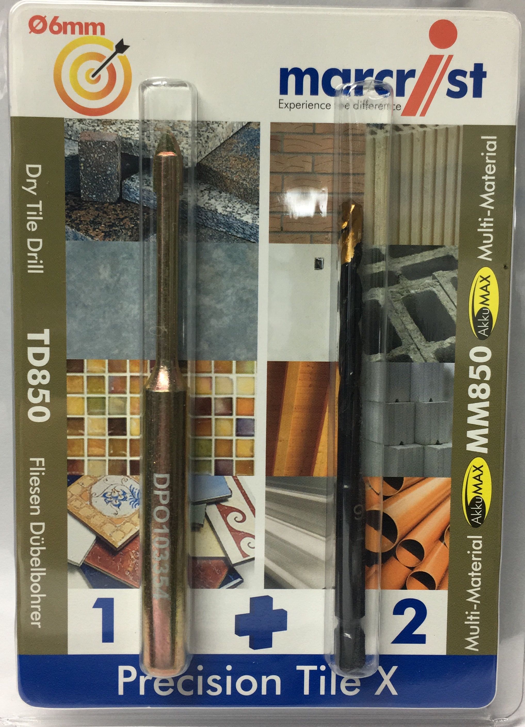 Marcrist Precision Tile X 6mm Twin pack