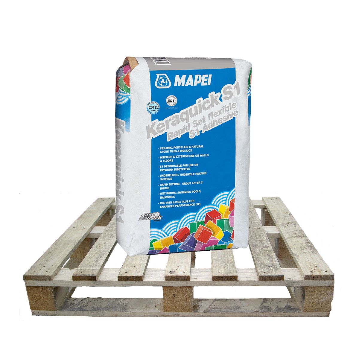 Mapei Keraquick S1 Adhesive 20kg Pallet of 48 Bags