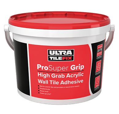 Pallet Of UltraTile Fix ProSuper Grip Wall Adhesive 10litre Pallet of 56 Tubs